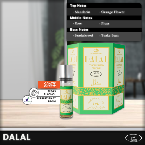 Tamam_Dalal_C Tamam Parfum Dalal 6 Pcs x 6ml - Paket Hemat Cuma 33rb!