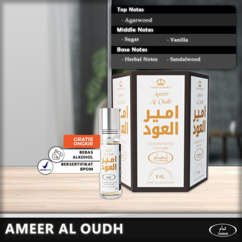Tamam Parfum Ameer 6 Pcs x 6ml - Paket Hemat Cuma 33rb!