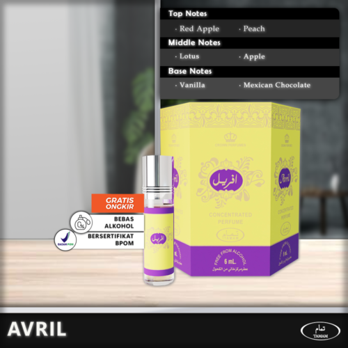 Tamam_Avril_C Tamam Parfum Avril 6 Pcs x 6ml - Paket Hemat Cuma 33rb!