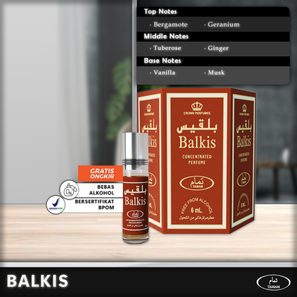 Tamam_Balkis_C Tamam Parfum Balkis 6 Pcs x 6ml - Paket Hemat Cuma 33rb!