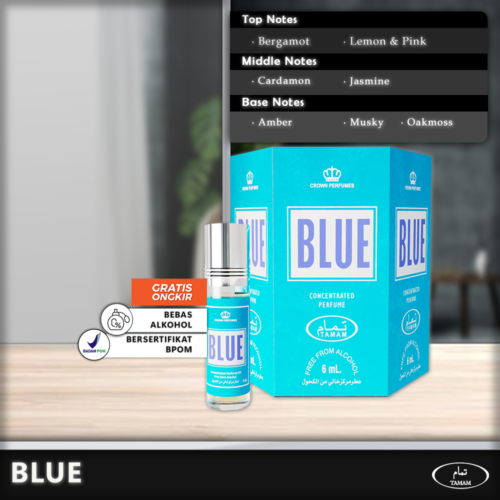 Tamam_Blue_C Tamam Parfum Blue 6 Pcs x 6ml - Paket Hemat Cuma 33rb!