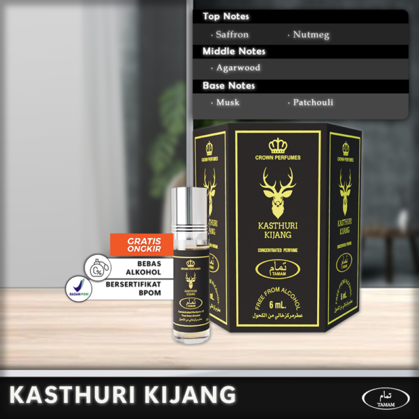 Tamam_KasthuriKijang_C Tamam Parfum Kasthuri Kijang 6 Pcs x 6ml - Paket Hemat Cuma 33rb!