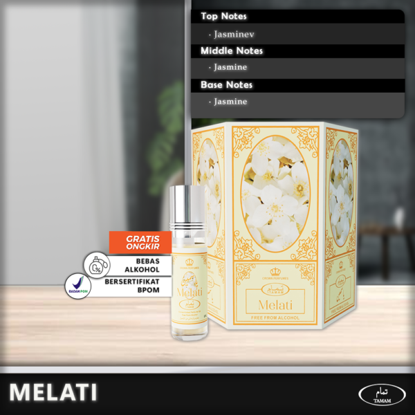 Tamam_Melati_C Tamam Parfum Melati 6 Pcs x 6ml - Paket Hemat Cuma 33rb!
