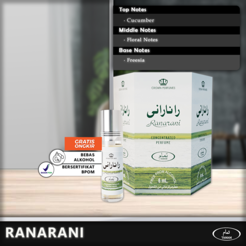 Tamam_Ranarani_C Tamam Parfum Ranarani 6 Pcs x 6ml - Paket Hemat Cuma 33rb!