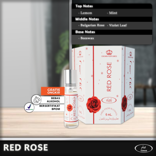 Tamam_RedRose_C Tamam Parfum Red Rose 6 Pcs x 6ml - Paket Hemat Cuma 33rb!