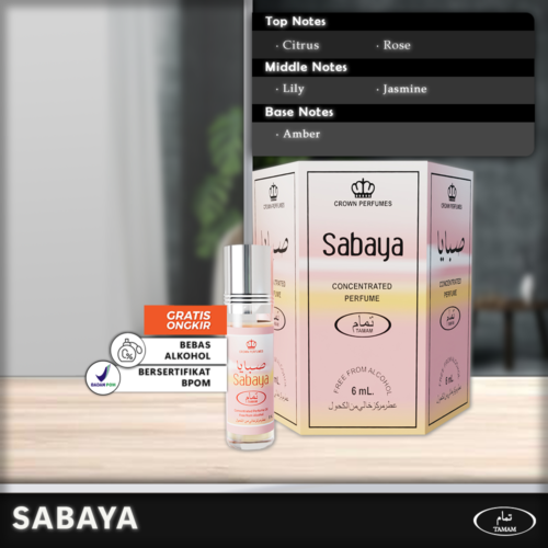 Tamam_Sabaya_C Tamam Parfum Sabaya 6 Pcs x 6ml - Paket Hemat Cuma 33rb!
