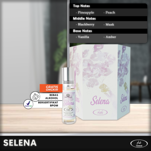 Tamam_Selena_C Tamam Parfum Selena 6 Pcs x 6ml - Paket Hemat Cuma 33rb!