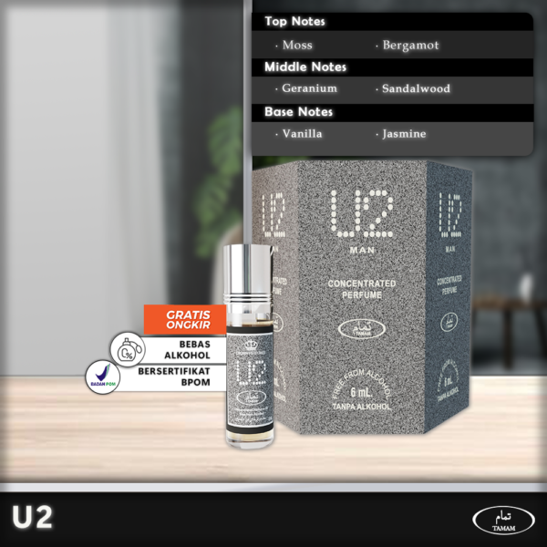 Tamam Parfum U2 6 Pcs x 6ml - Paket Hemat Cuma 33rb!